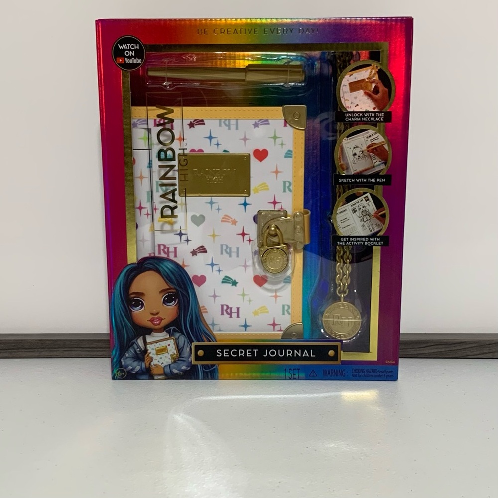 Rainbow High Secret Journal Set-New